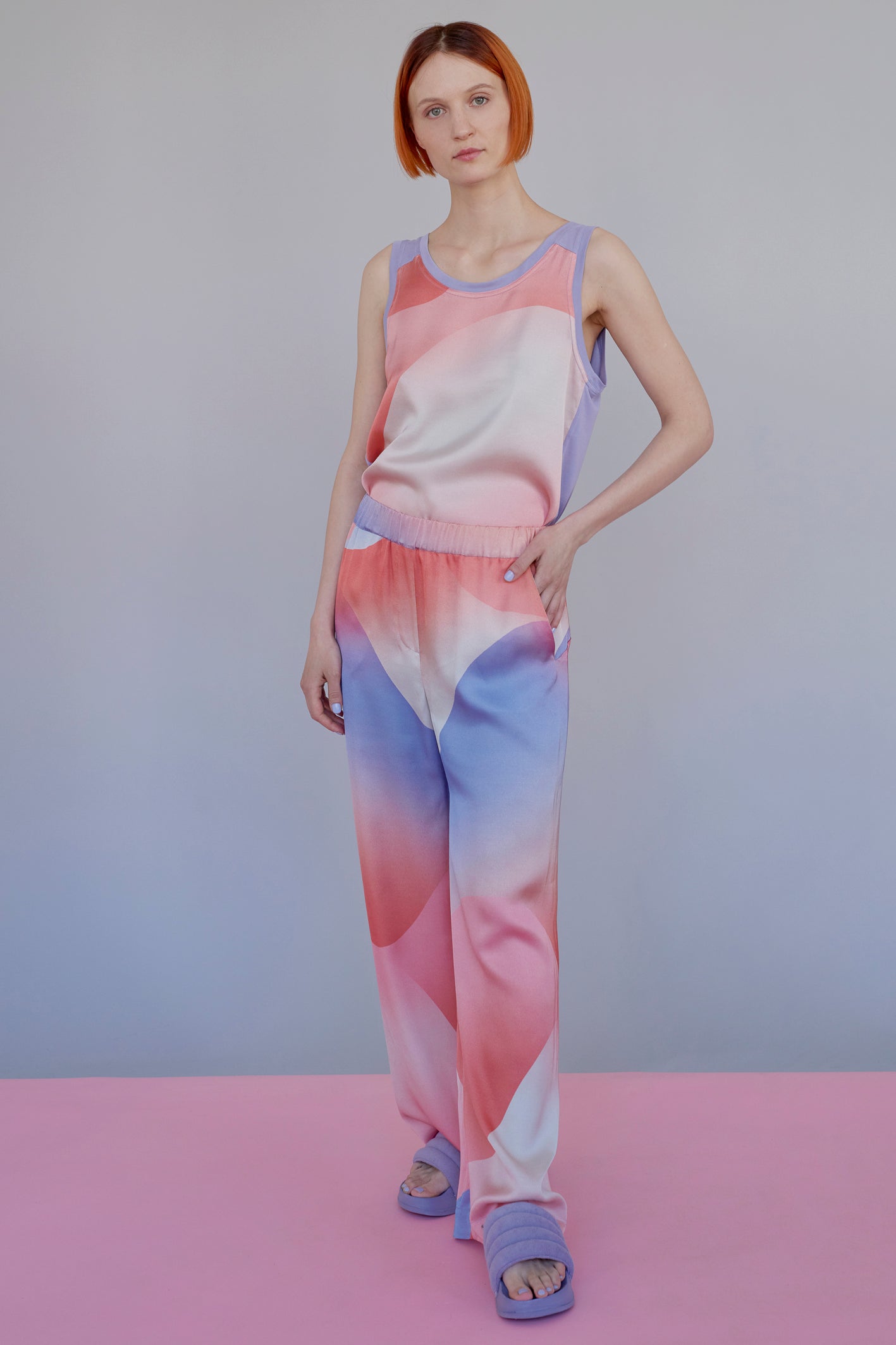 FADE TROUSERS LONG MULTICOLOR