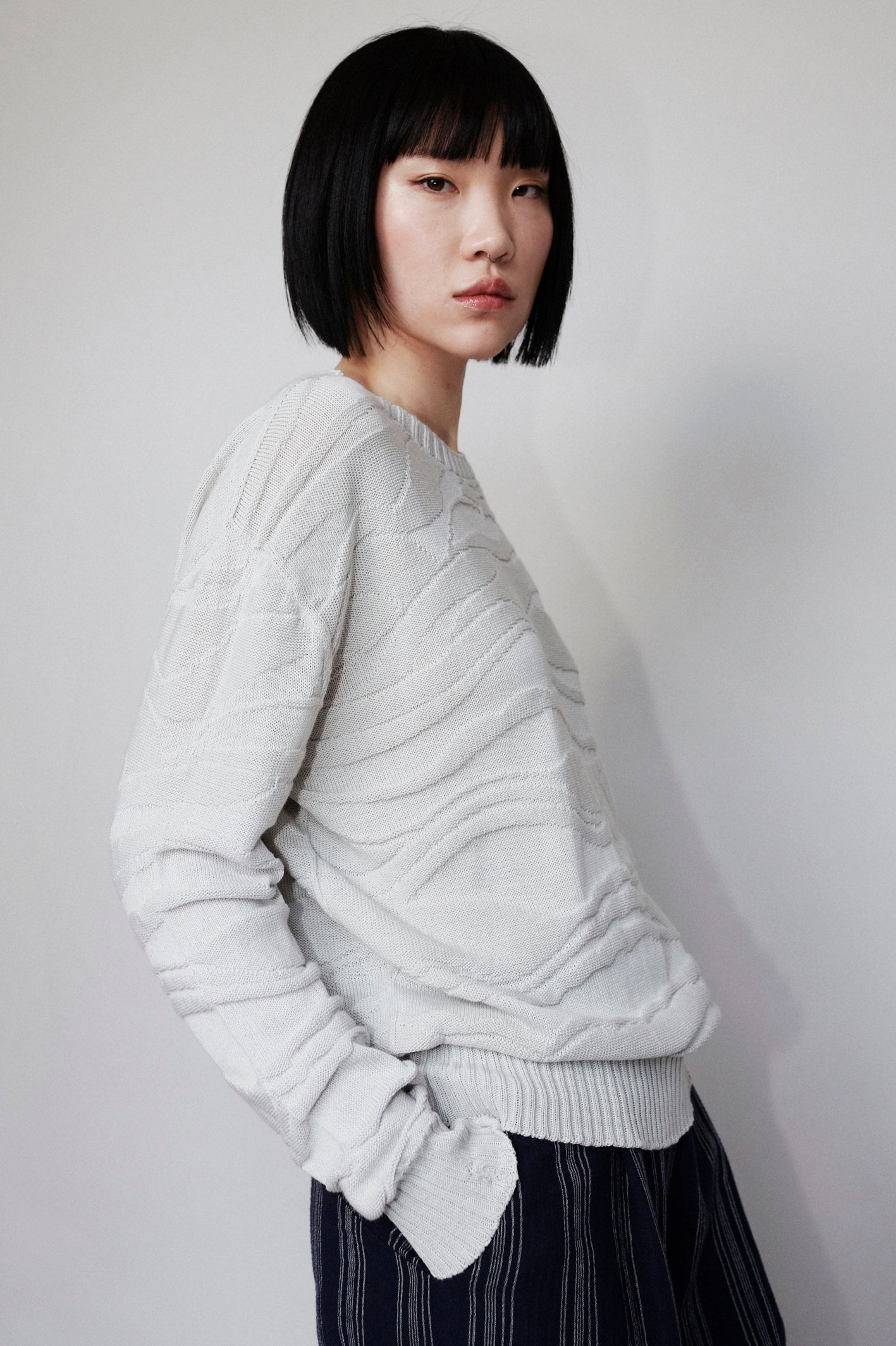 CHŌWA WHOLE KNIT PULLOVER