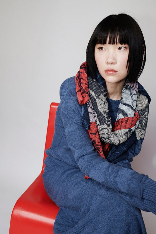 CHŌWA KNIT SCARF MULTICOLOR