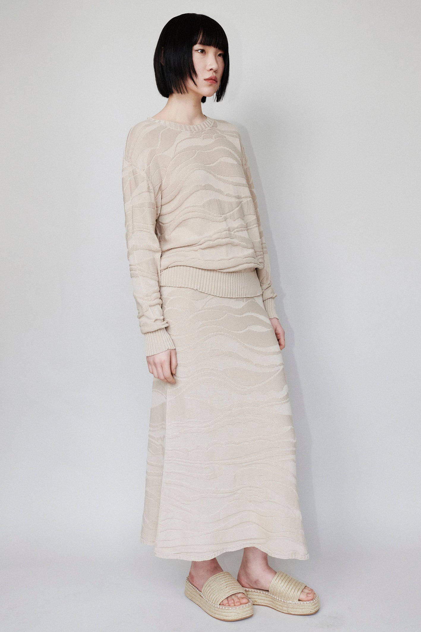 CHŌWA WHOLE KNIT SKIRT