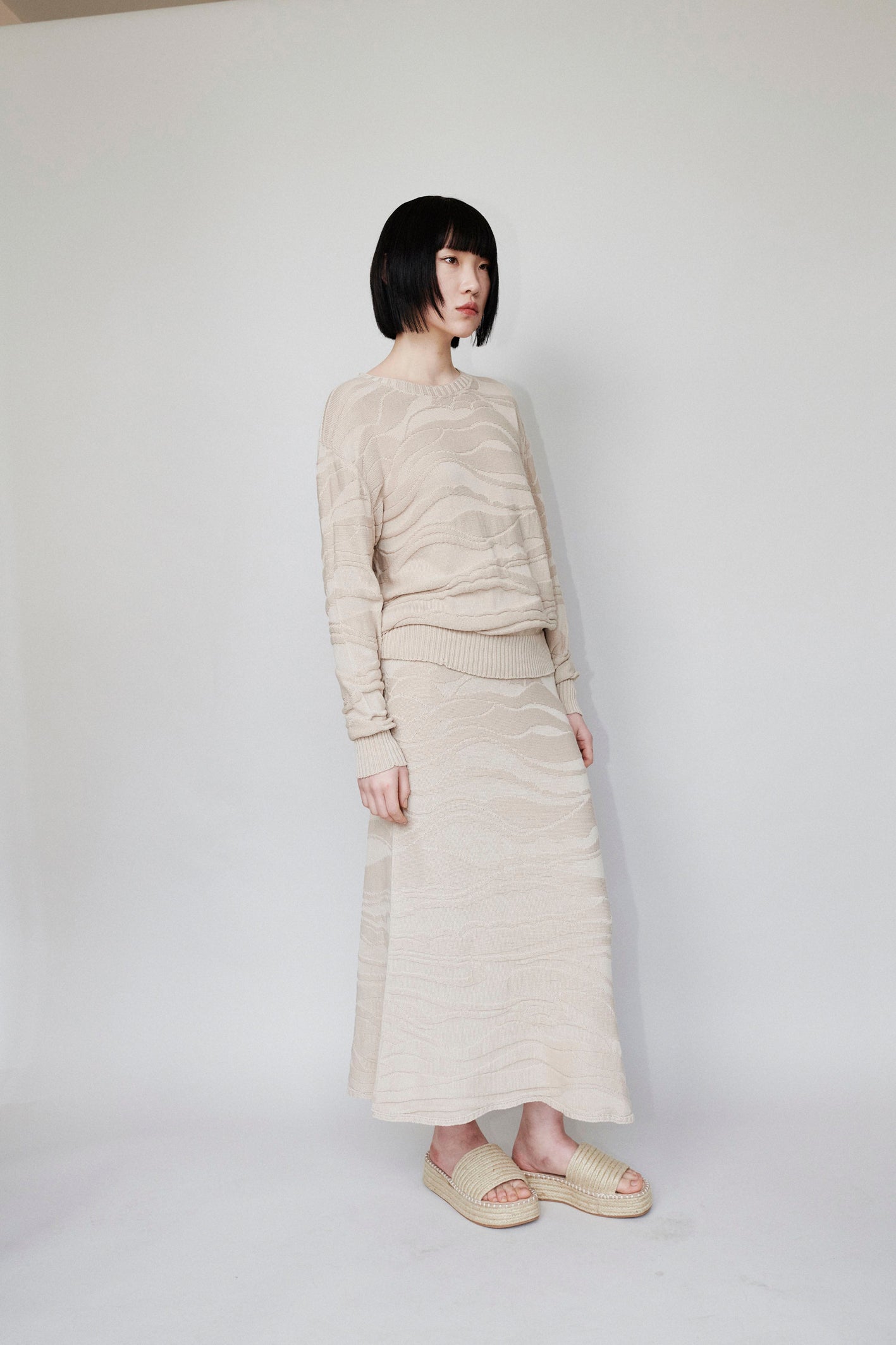 CHŌWA WHOLE KNIT SKIRT