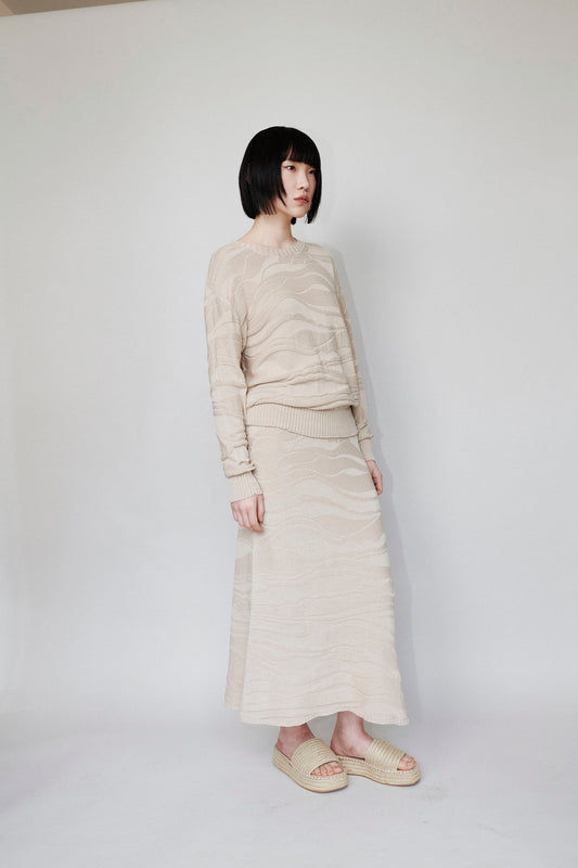 CHŌWA WHOLE KNIT SKIRT