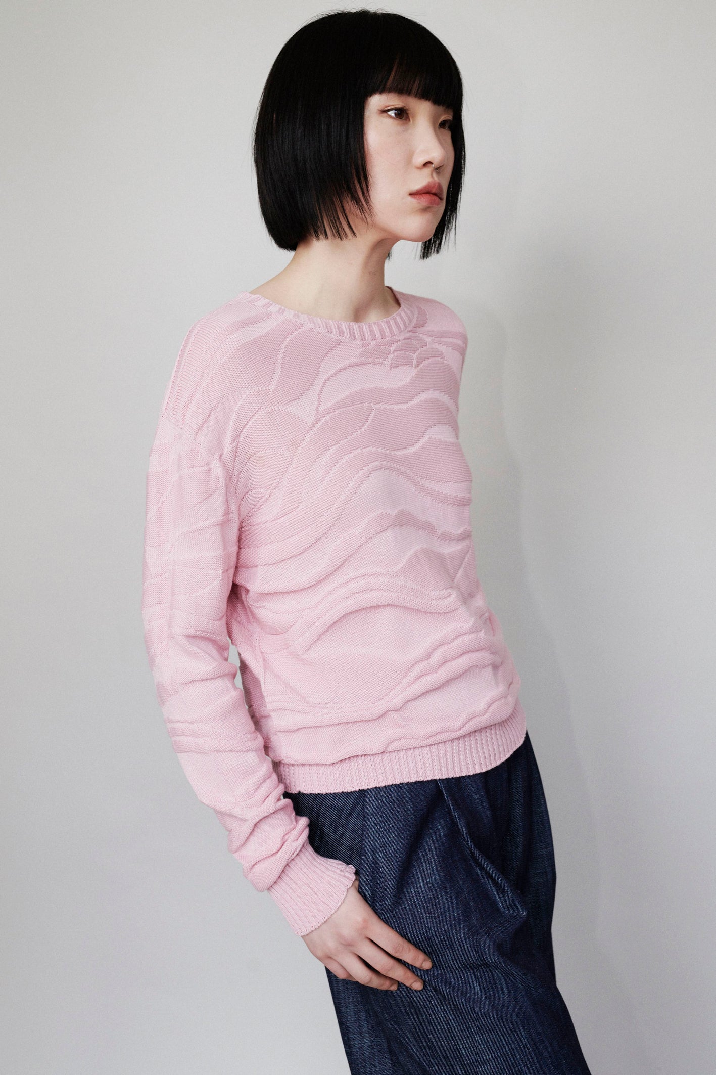 CHŌWA WHOLE KNIT PULLOVER